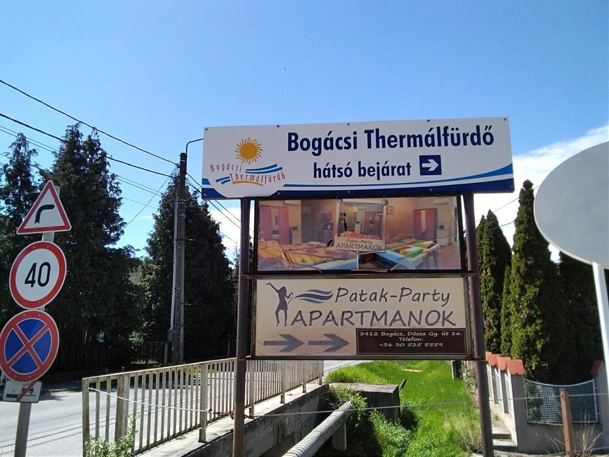Patak-Party Apartmanok Bogacs Exterior photo